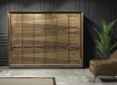 Luxury wardrobe 277cm closet 6-door cabinets with plenty of storage space